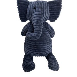 Jellycat “Cordy Roy” retired slate blue sitting Elephant EUC